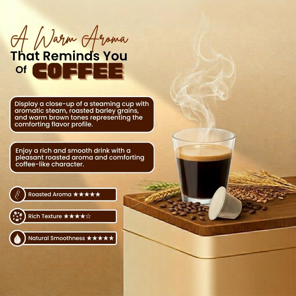101 Caffè BEVANDE AI CEREALI Orzo Leggero Bio capsule Dolce Gusto 30 pezzi senza caffeina