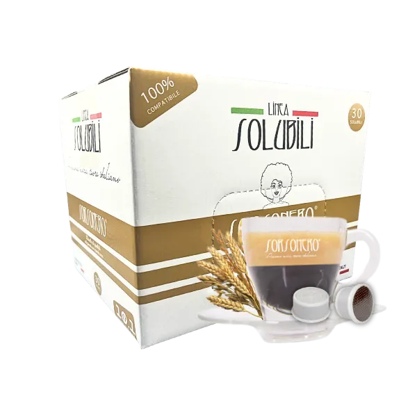 Greco Caffè Bevande Solubili 100% Espresso Point bevanda Orzo 30 pezzi