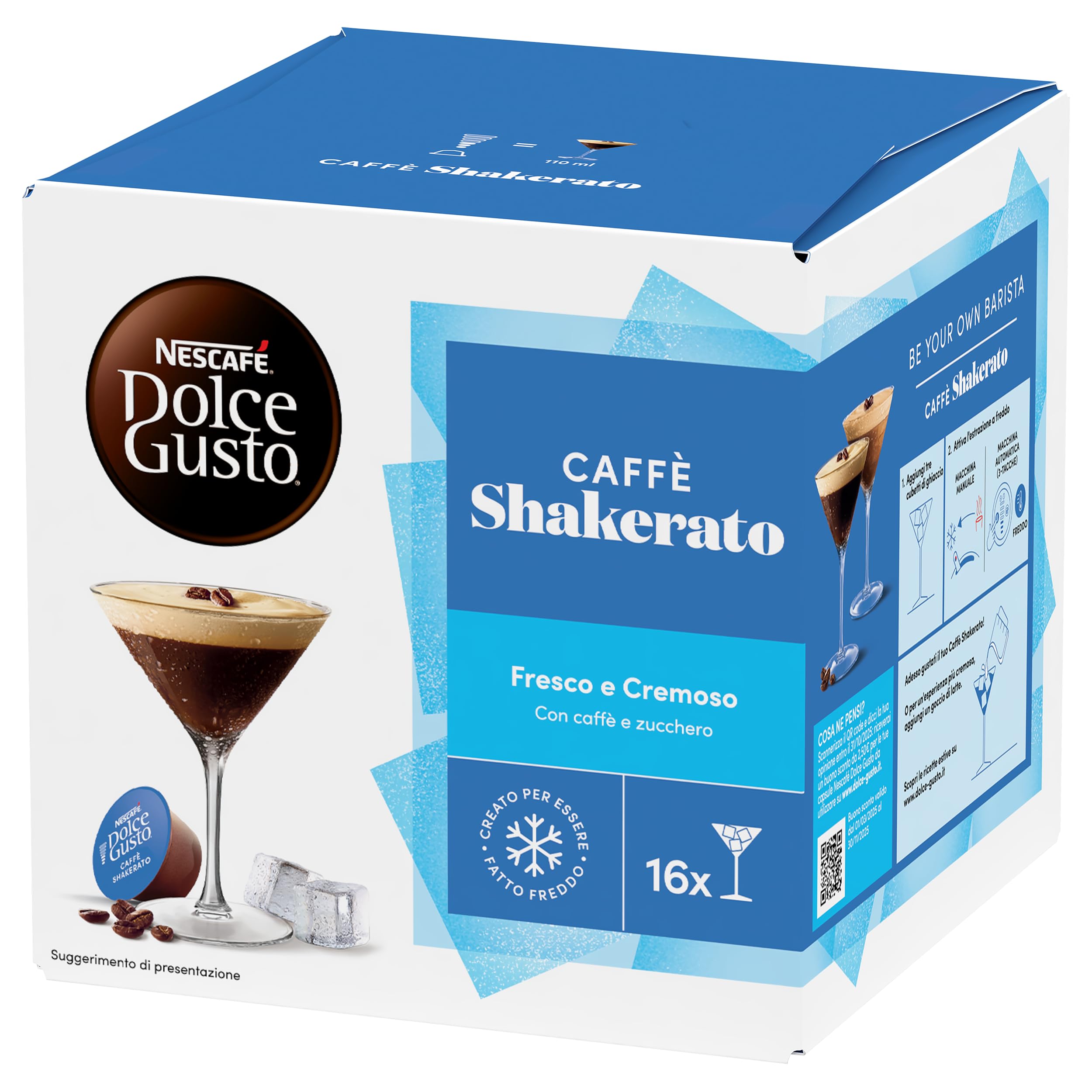 NESCAFÉ Dolce Gusto Caffè Shakerato capsule 48 pezzi