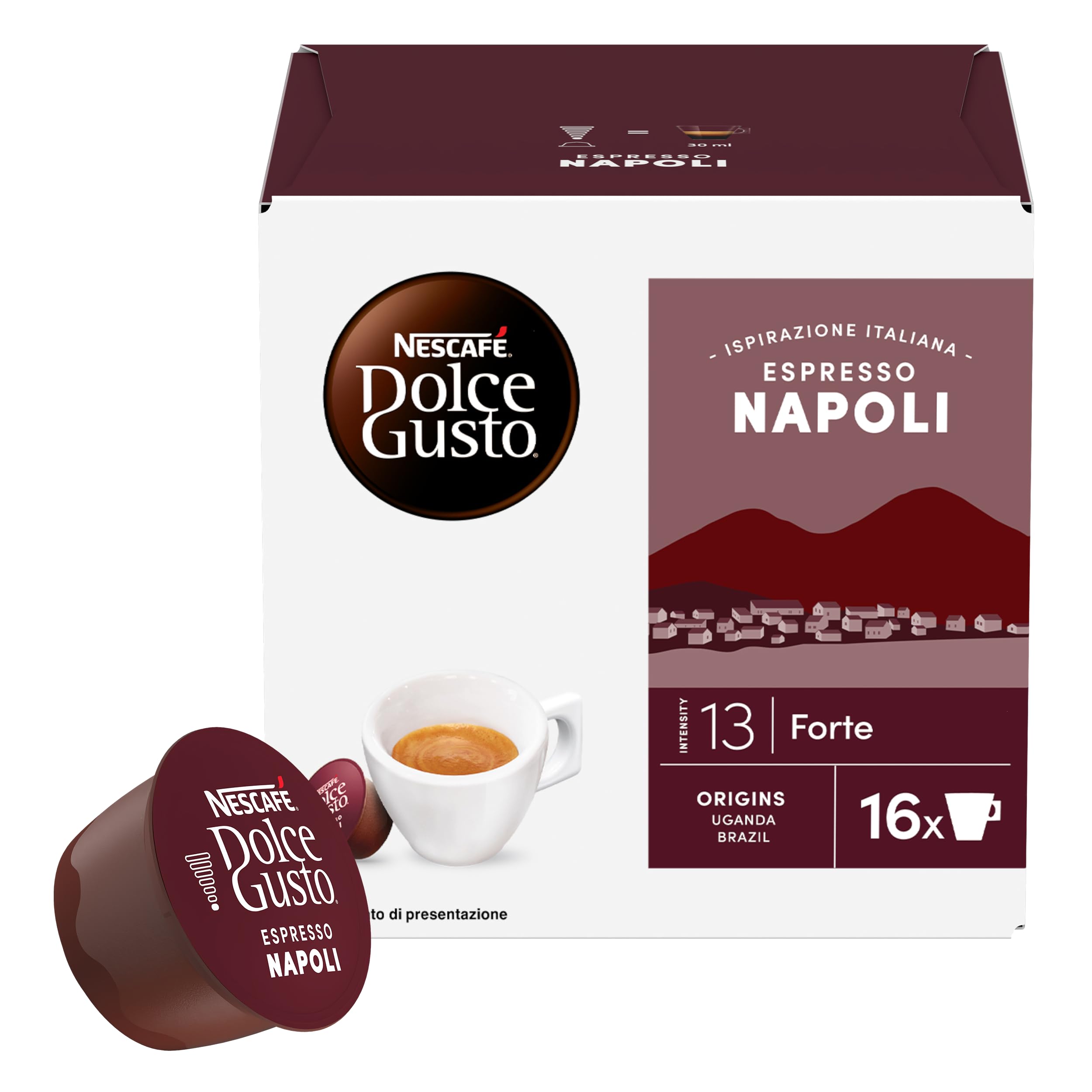 NESCAFÉ Dolce Gusto Espresso Napoli caffè capsule 96 compatibili intensità 13/13