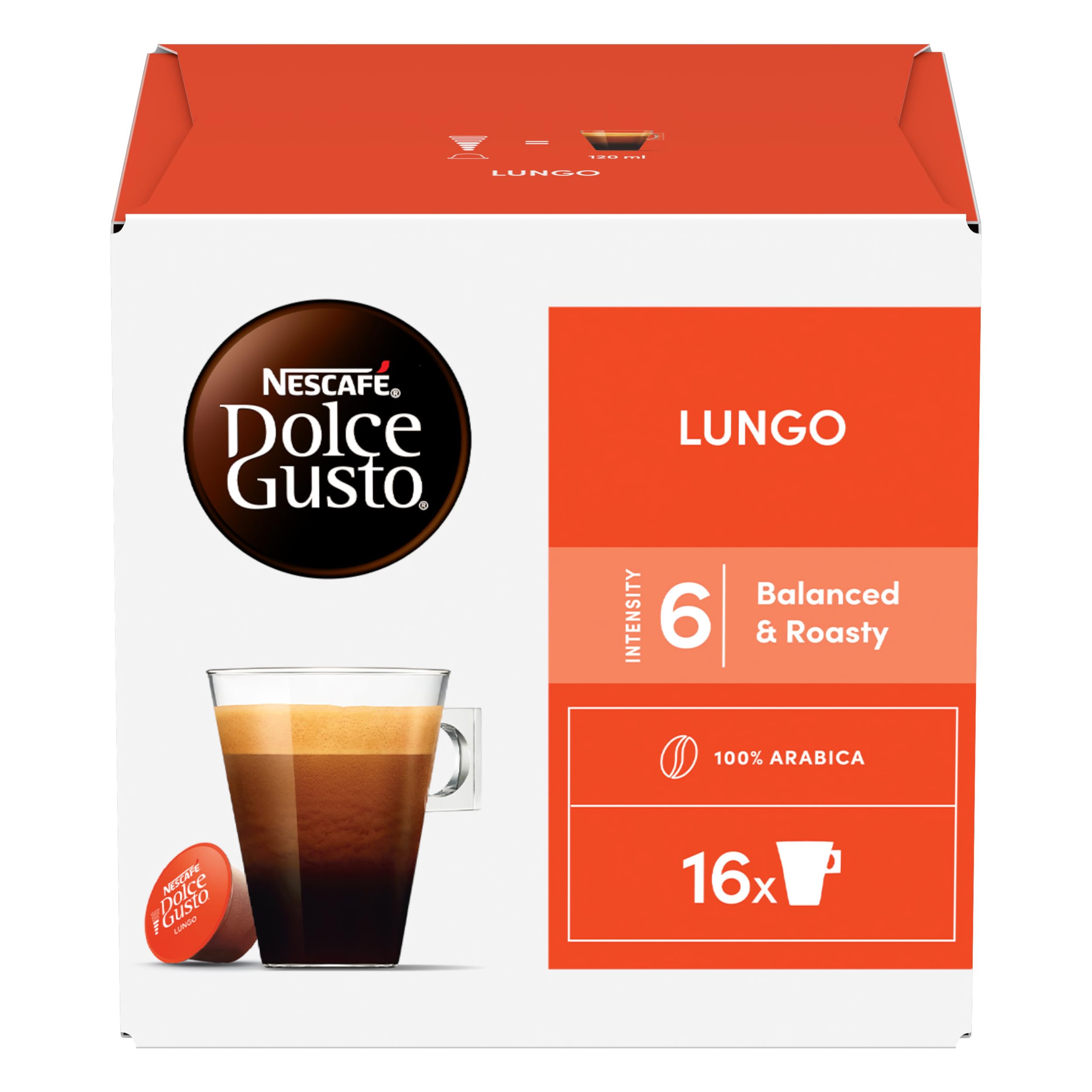 NESCAFÉ Dolce Gusto Lungo capsule 96 pezzi tostatura medio-scura