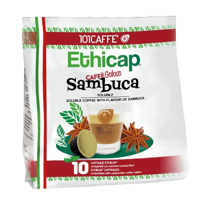 101 Caffè Caffè Sambuca capsule 10 pz non alcolico