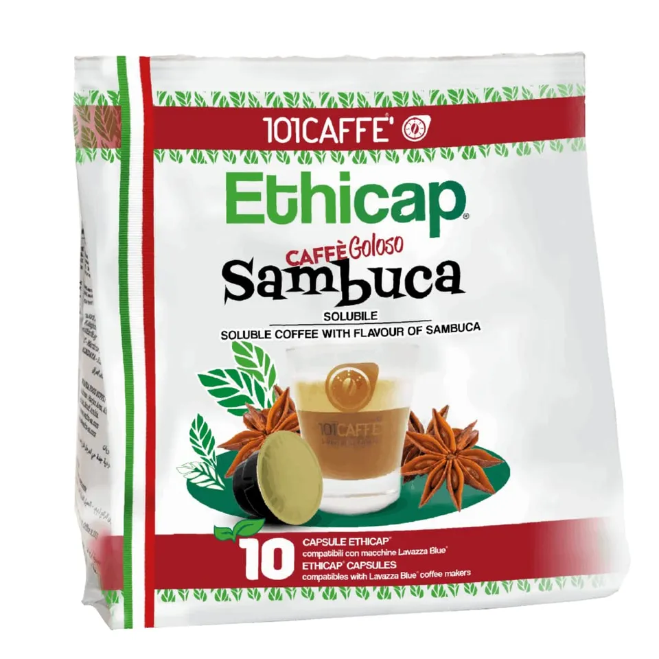 101 Caffè Caffè Sambuca capsule 10 pz non alcolico