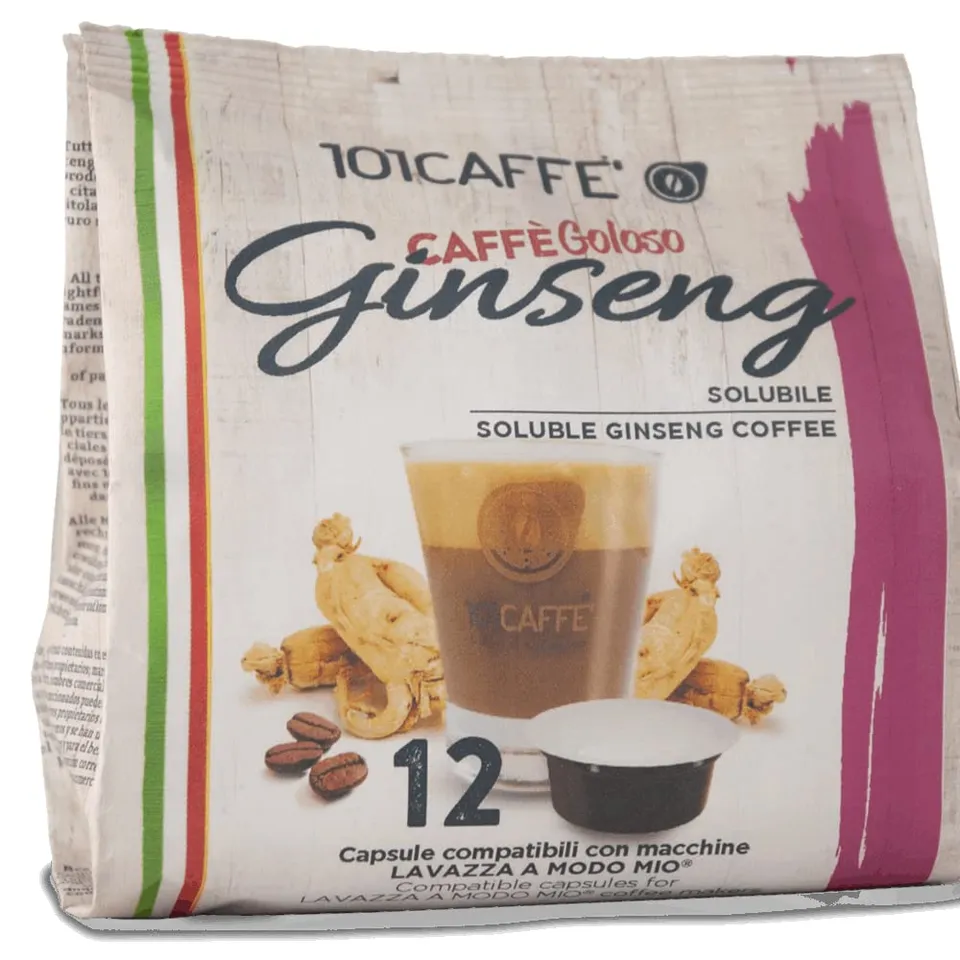 101 Caffè Caffè al Ginseng capsule A Modo Mio 12 pezzi bevanda dolce