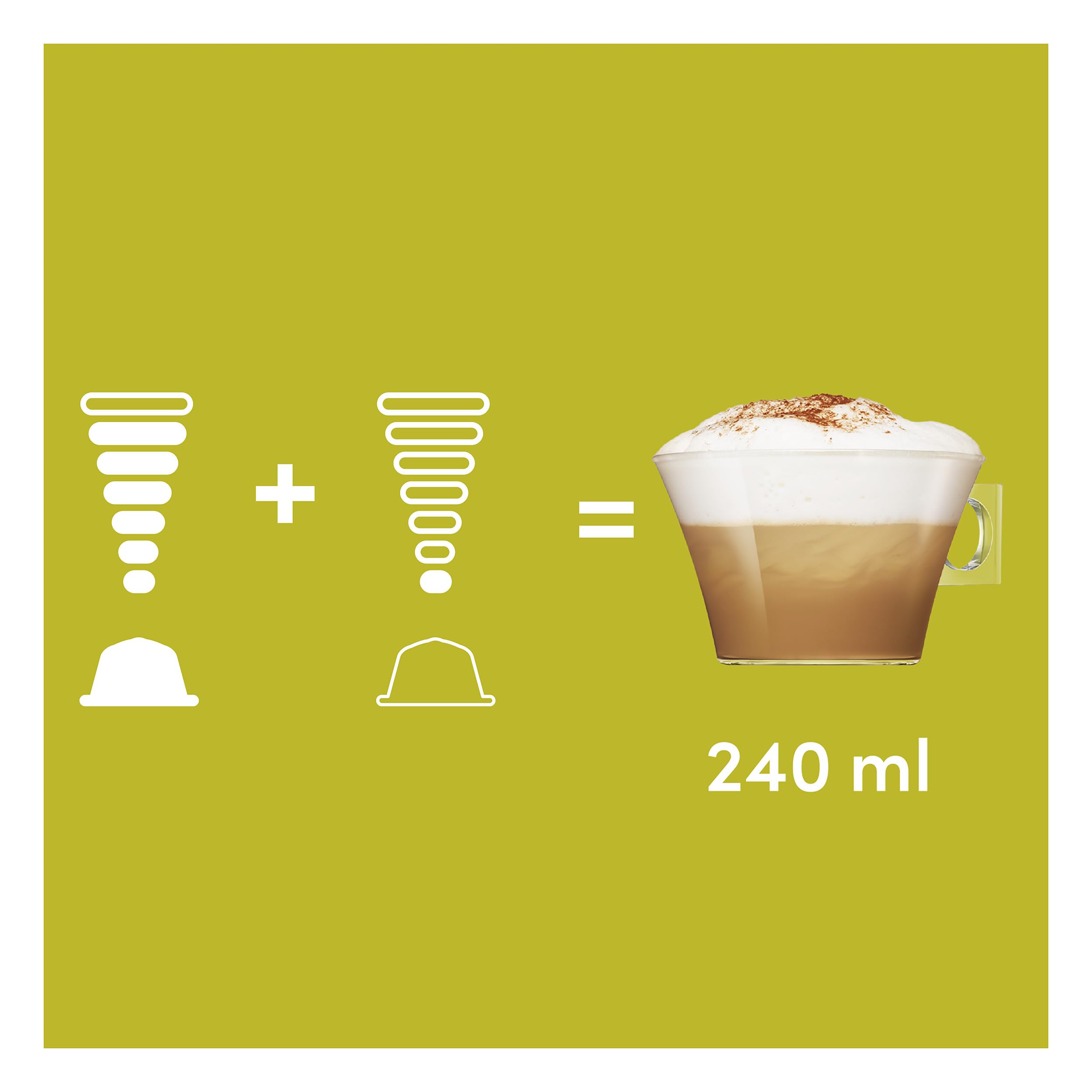 NESCAFÉ Dolce Gusto Cappuccino Light capsule caffè e latte 48 pezzi senza grassi
