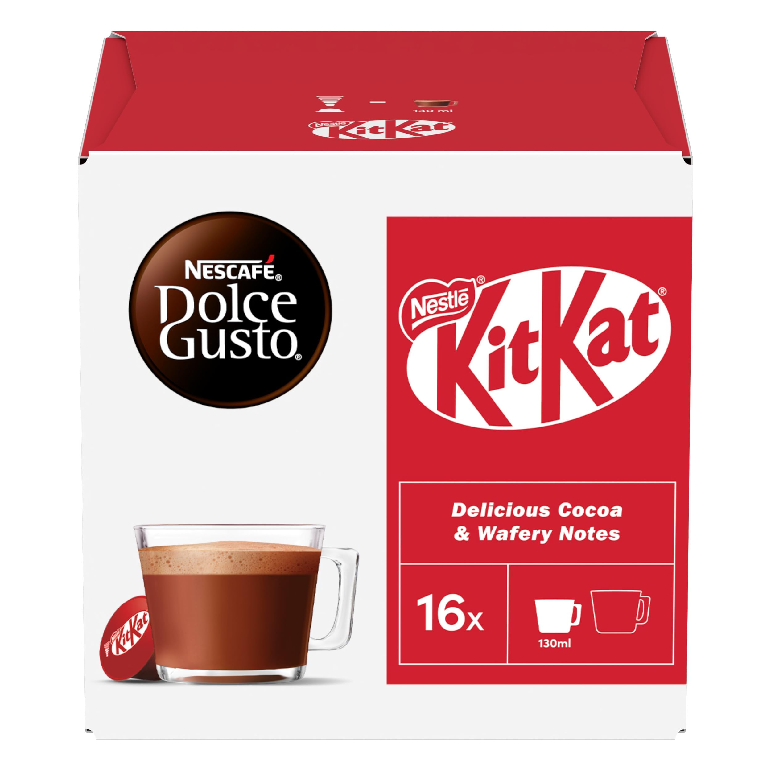 NESCAFÉ Dolce Gusto KITKAT Bevanda Gusto Cacao e Wafer capsule 48 cacao