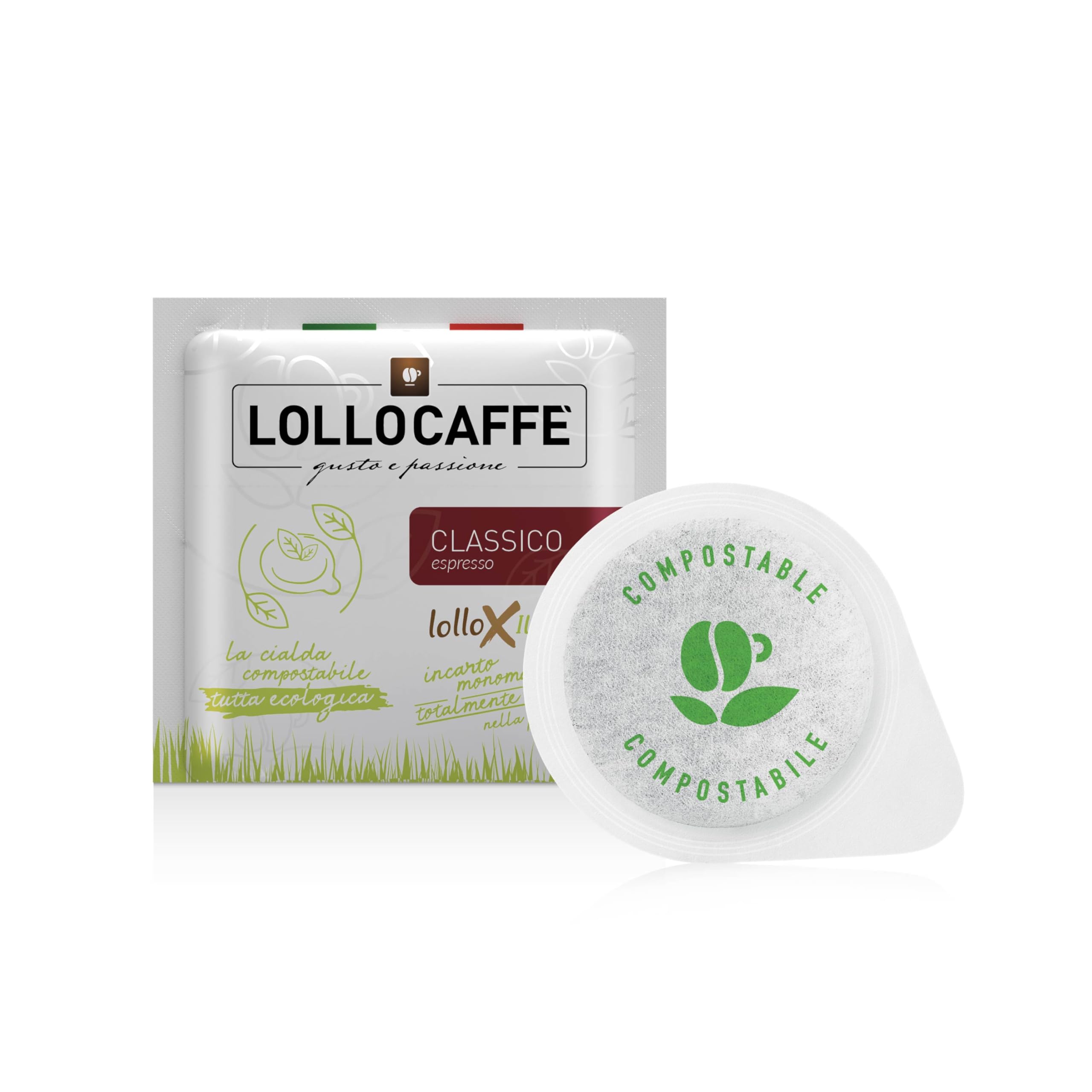 Lollo Caffè CIALDE Miscela Nera cialde 150 ESE 44 mm