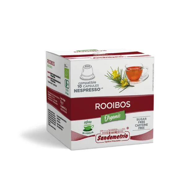 SignoriCaffè SANDEMETRIO ROOIBOS capsule 10 pezzi