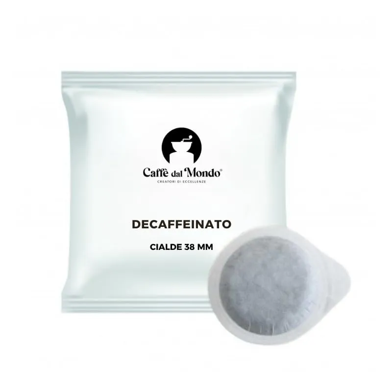 Caffè dal Mondo Cialde carta compostabili Decaffeinato 150 cialde 38 mm intensità 6