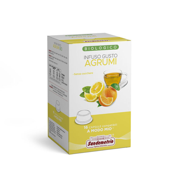 SignoriCaffè Tè e Tisane SanDemetrio Agrumi tisana 16 filtri