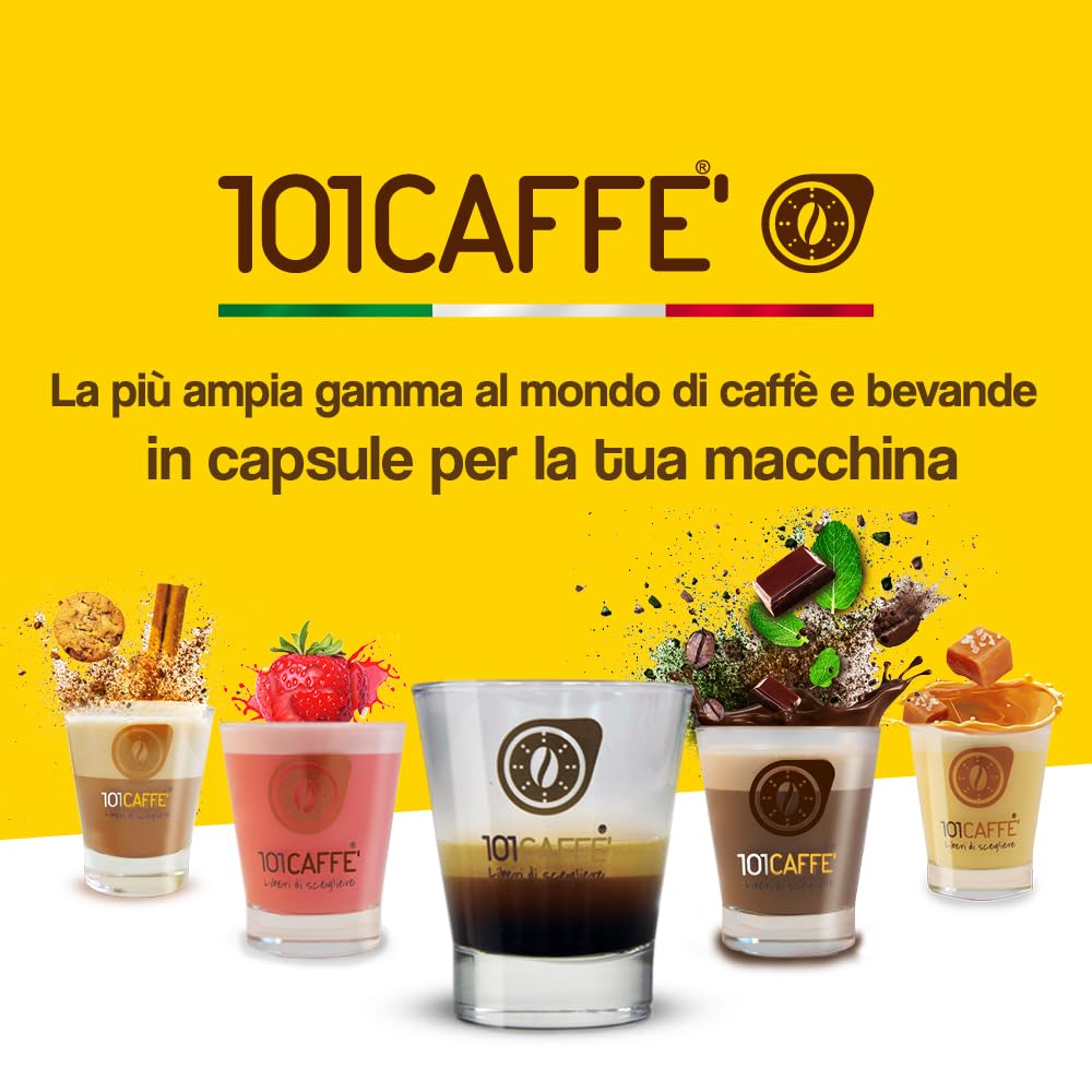 101 Caffè BEVANDE GOLOSE Creme brulee capsule 12 pezzi gusto crème brûlée