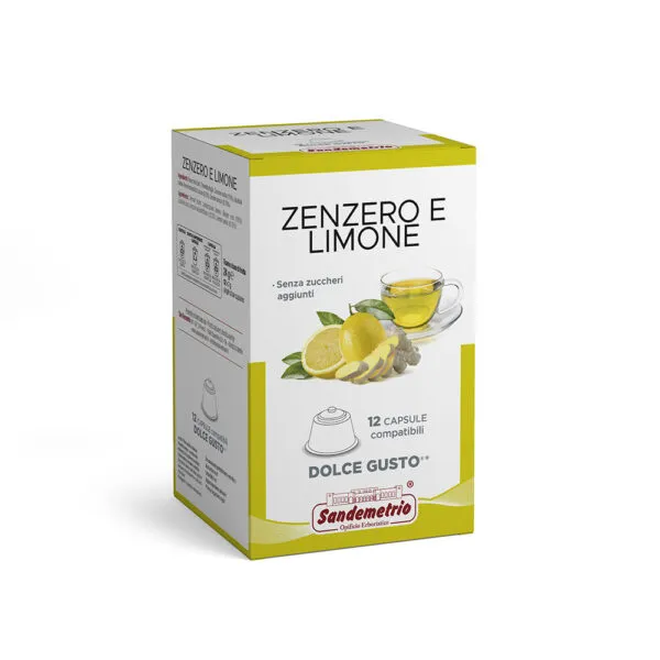 Sandemetrio Zenzero e Limone tisana 12 filtri