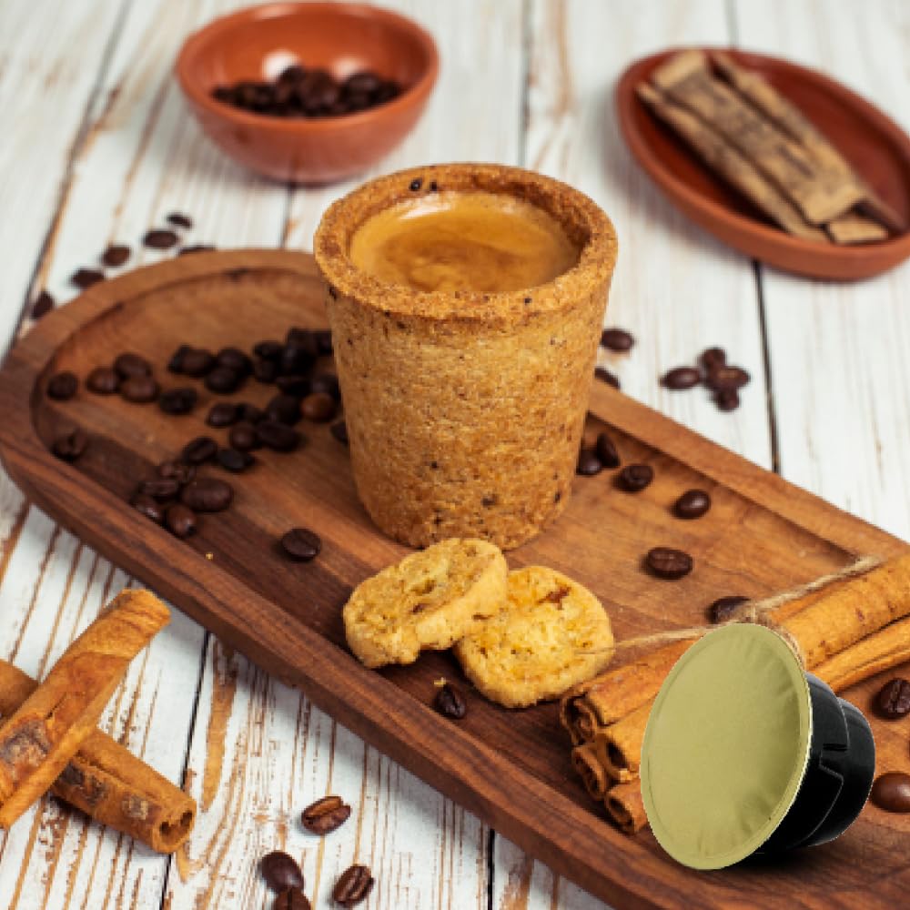 101 Caffè Bevande Golose Biscottella bevanda in capsule 10 pezzi cannella