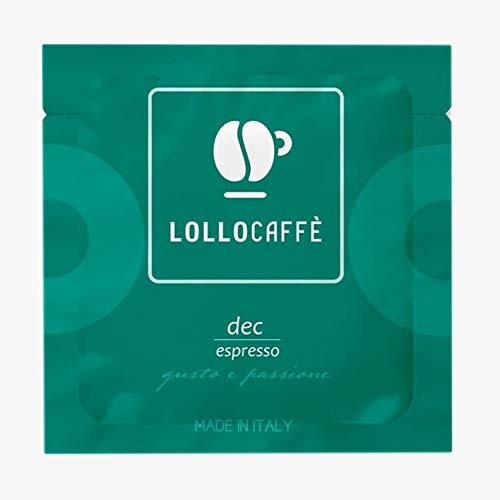 Lollo Caffe Cialde Miscela Decaffeinato cialde ESE 44 mm 100 pezzi