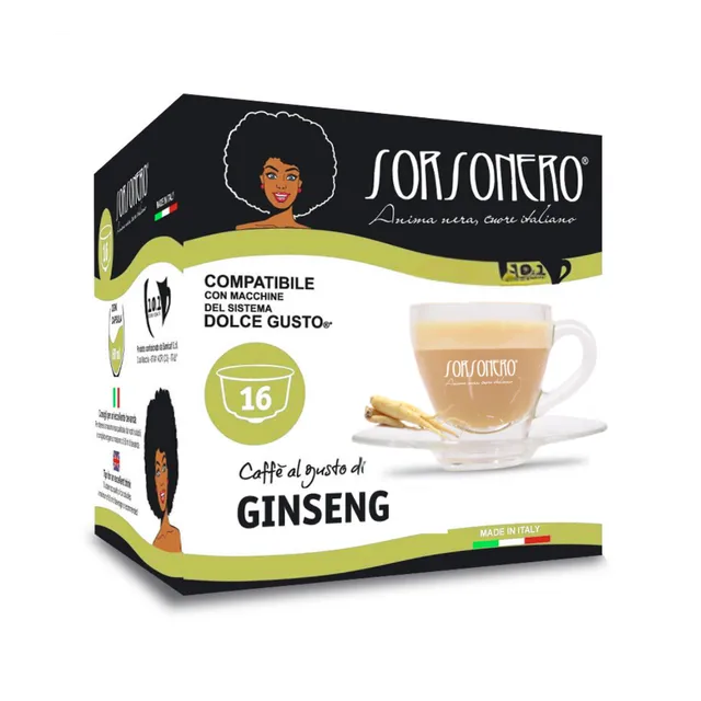 Greco Caffè Bevande Solubili 100% Dolce Gusto® bevanda ginseng dolce 16 pz