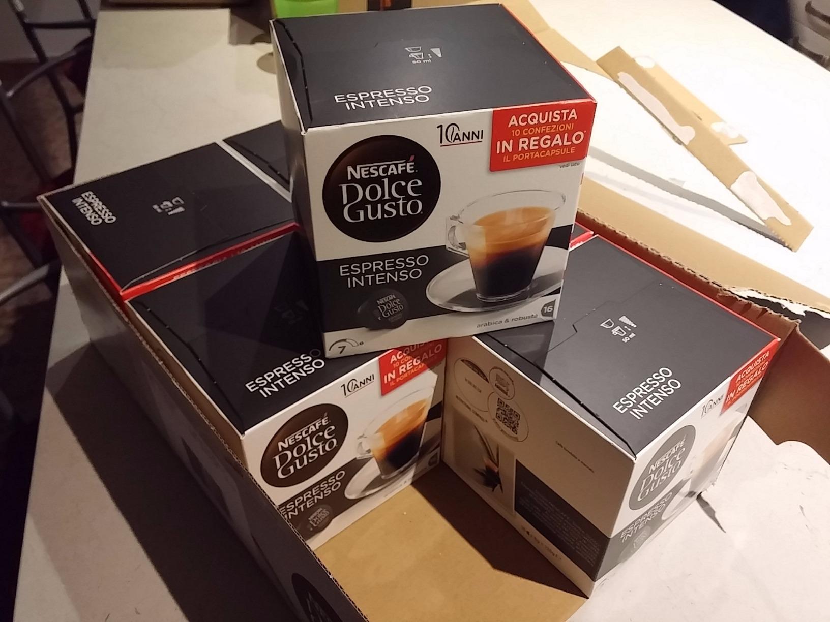 NESCAFÉ Dolce Gusto Espresso Intenso capsule caffè 96 pezzi tostatura medio-scura