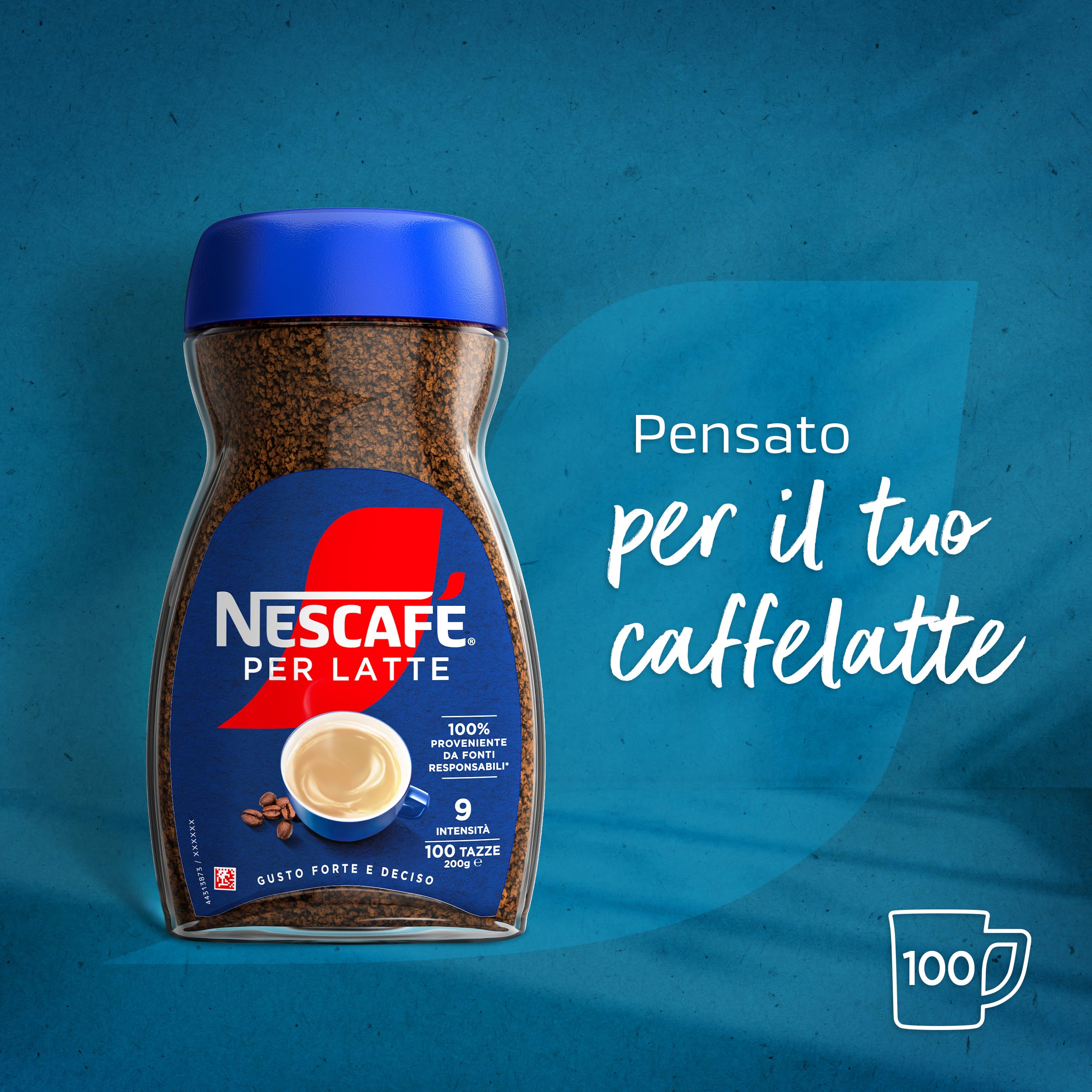NESCAFÉ Classic Per Latte caffè solubile 200 g barattolo per caffelatte