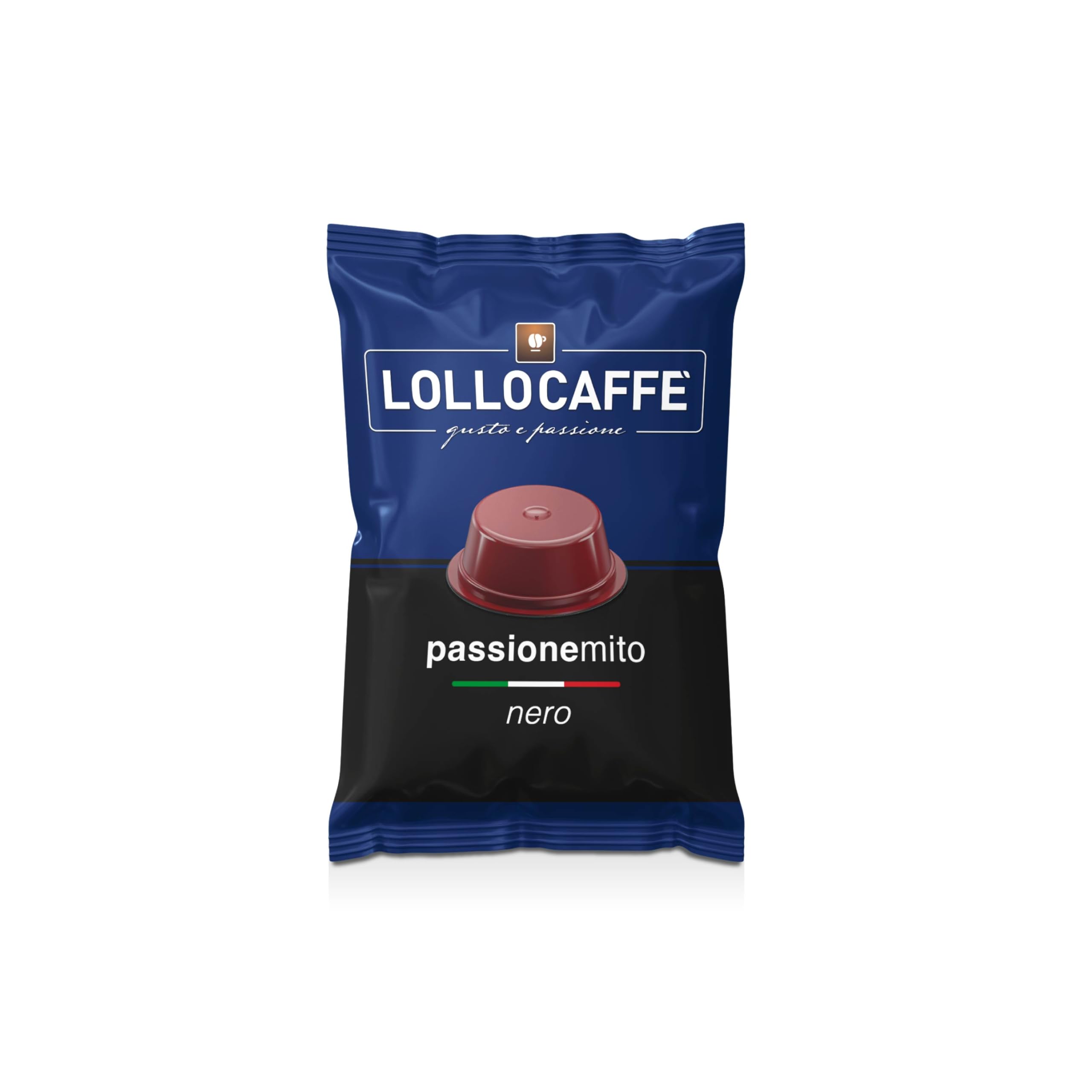 Lollo Caffe PASSIONEMIO Compatibili A Modo Mio Miscela Nera capsule 200 pezzi