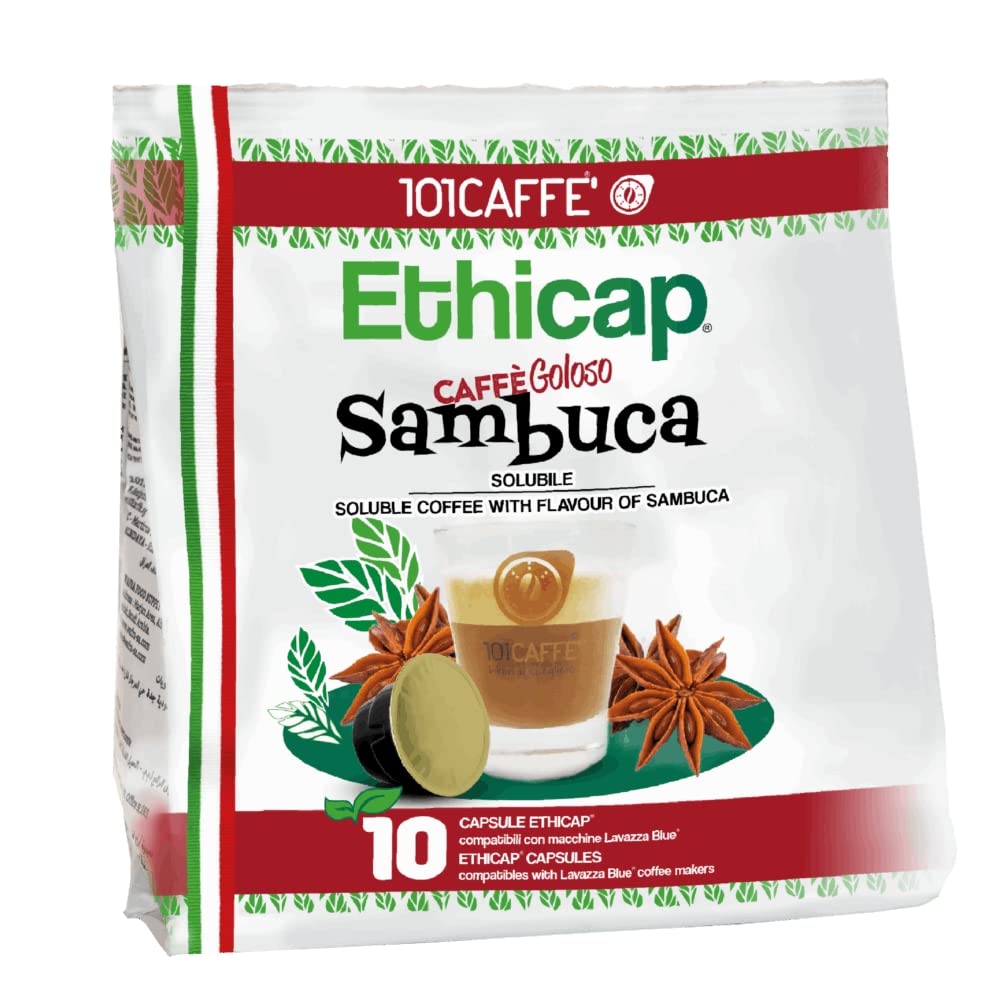 101 Caffè Caffè Sambuca capsule 10 pz non alcolico