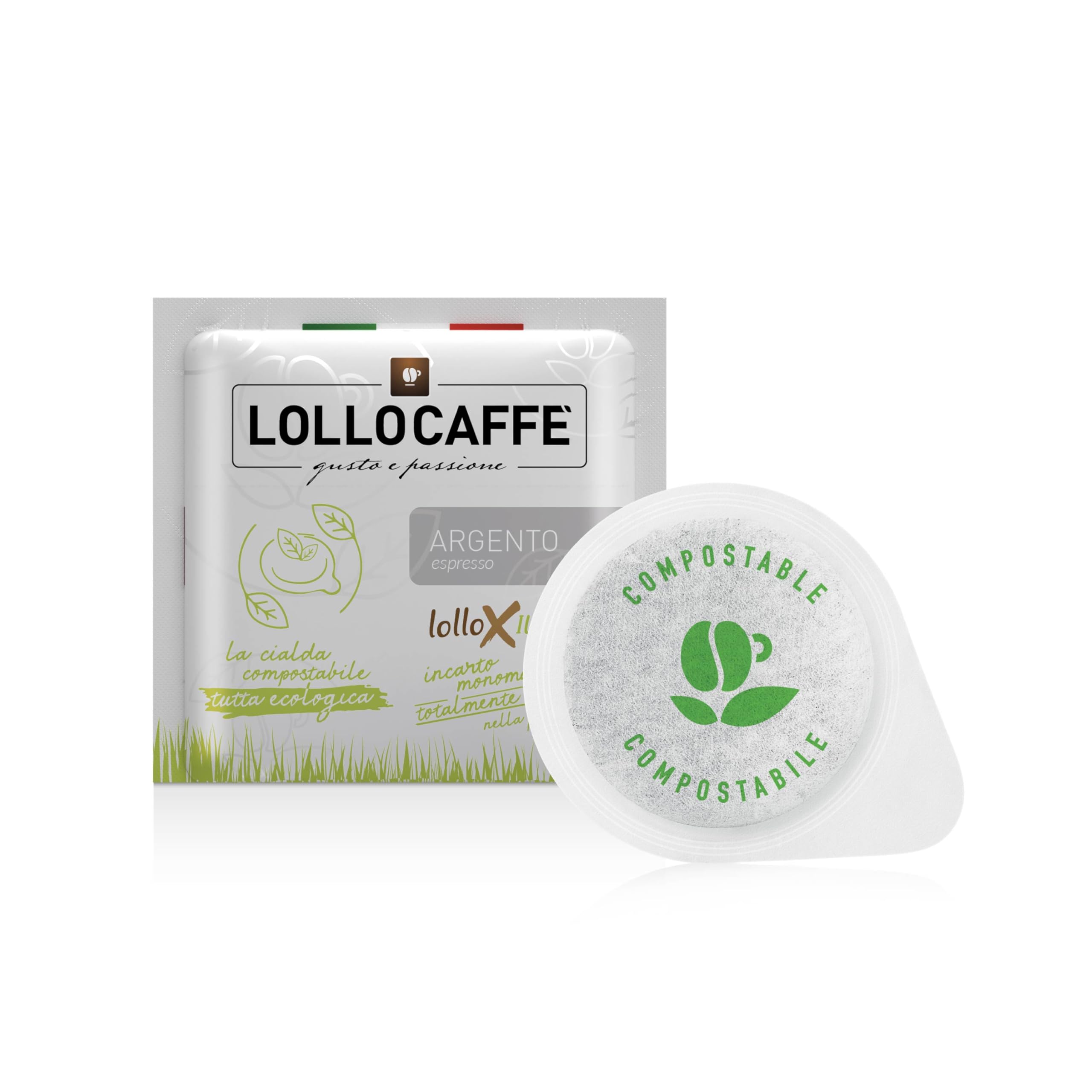Lollo Caffe CIALDE Miscela Argento cialde 150 pezzi gusto pieno