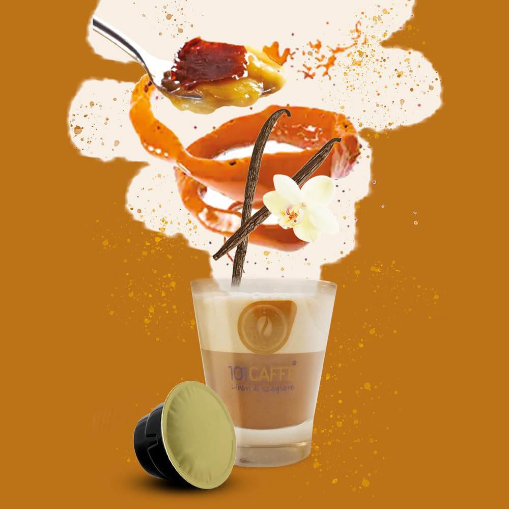101 Caffè Bevande Golose Creme Brulee capsule 10 pz