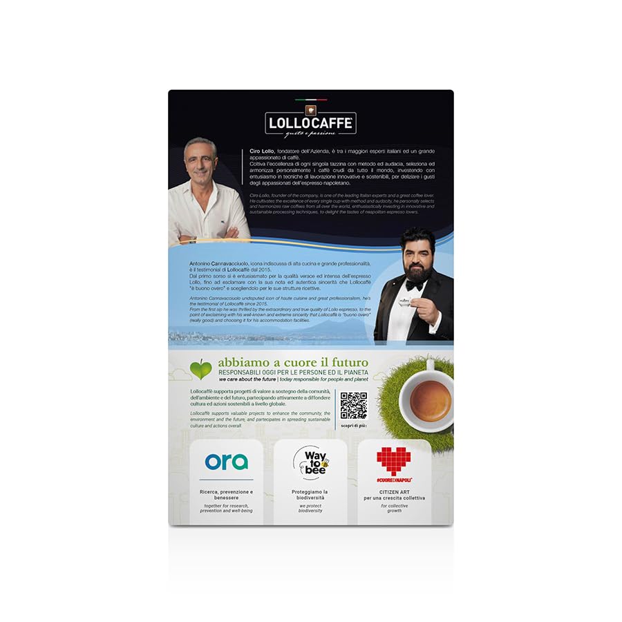Lollo Caffe PASSIONEMIO Miscela Argento capsule caffè 300 compatibili