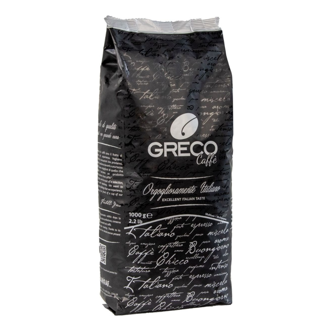 Greco Caffè Grani e Macinato Qualità Nera caffè in grani 6 kg intenso
