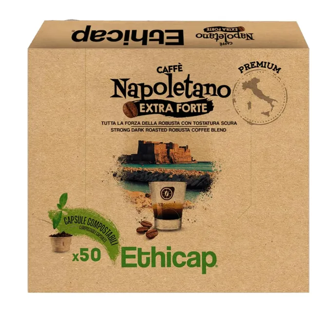 101 Caffè CAFFÈ Napoletano Extra Forte capsule compostabili 50 pezzi intensità 5/5