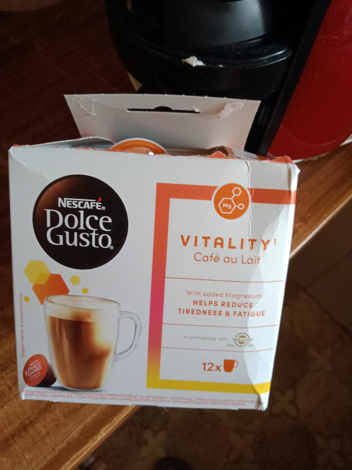 Gusto NESCAFÉ DOLCE GUSTO Vitality Caffè Au Lait con Magnesio capsule 36