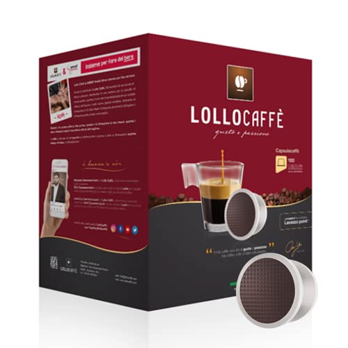 Lollo Caffè Uno System Miscela Argento Espresso capsule 200 pezzi compatibili