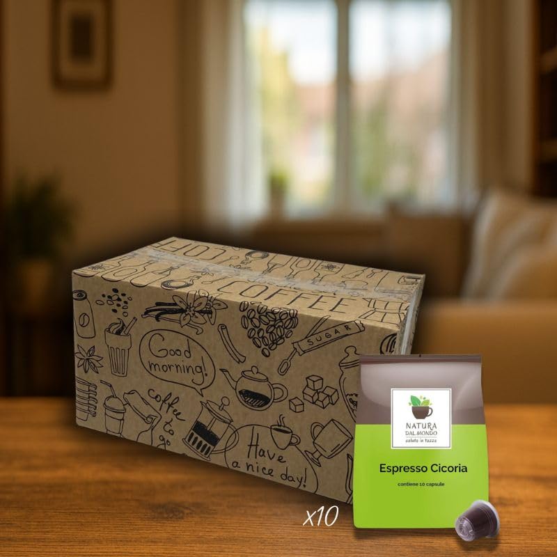 Caffè dal Mondo Nespresso Espresso Cicoria capsule 100 senza caffeina