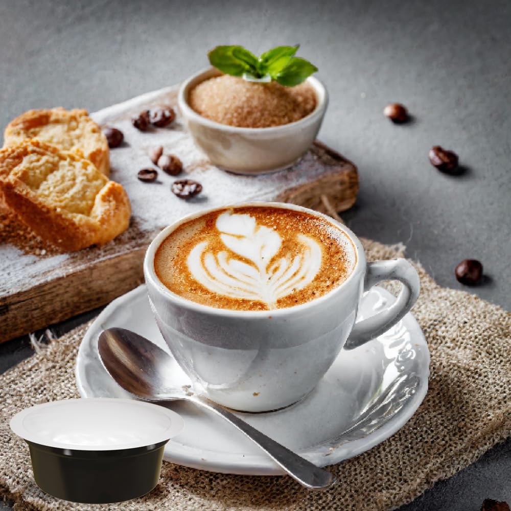 101 Caffè CAFFÈ Espresso Macchiato capsule 12 pezzi compatibili Lavazza A Modo Mio