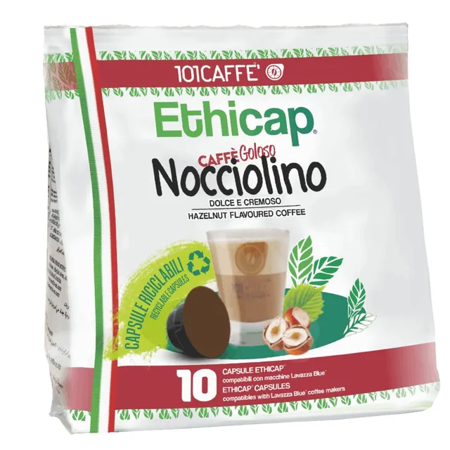 101 Caffè BEVANDE GOLOSE Nocciolino capsule bevanda 10 pezzi gusto nocciola