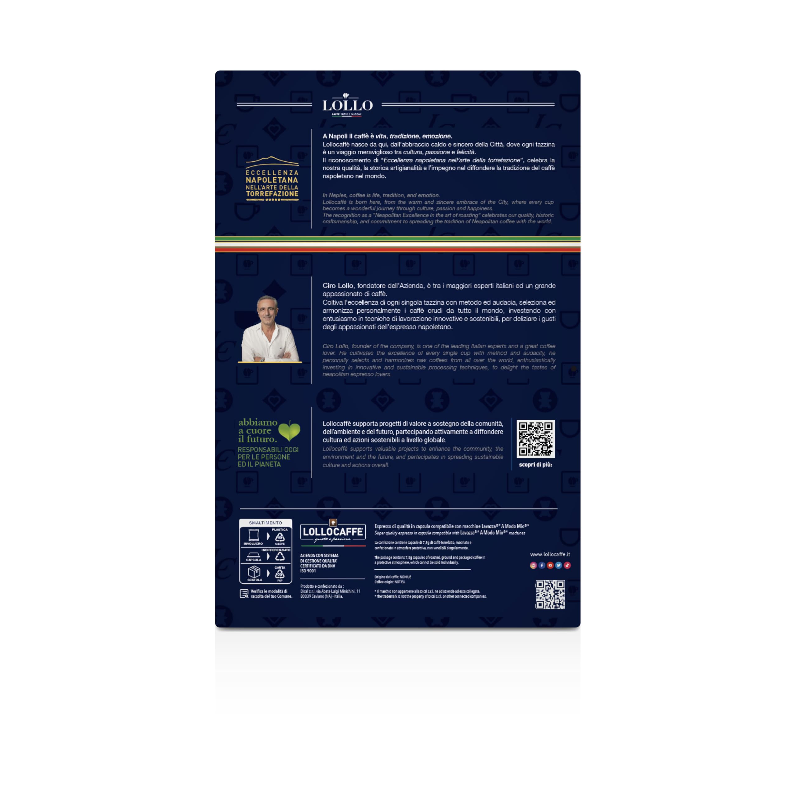 Lollo Caffè PassioneMio Miscela Classica capsule 600 pezzi