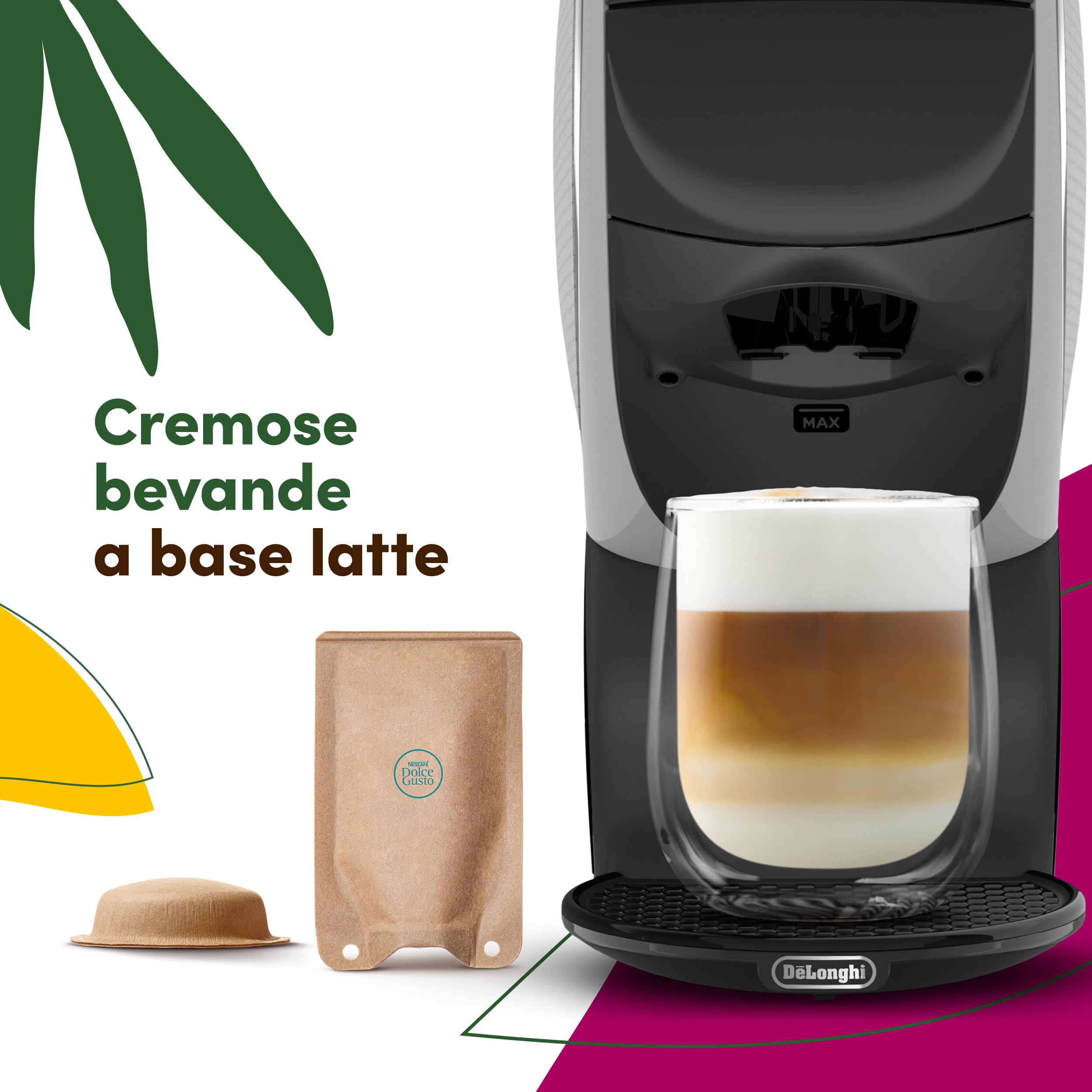NESCAFÉ Dolce Gusto NEO Latte macchina da caffè per capsule compostabili