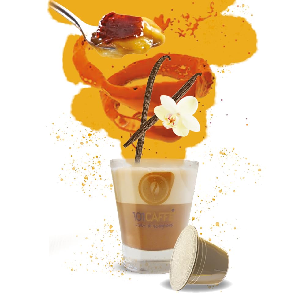 101 Caffè Bevande golose Crème brûlée capsule 12 Nespresso
