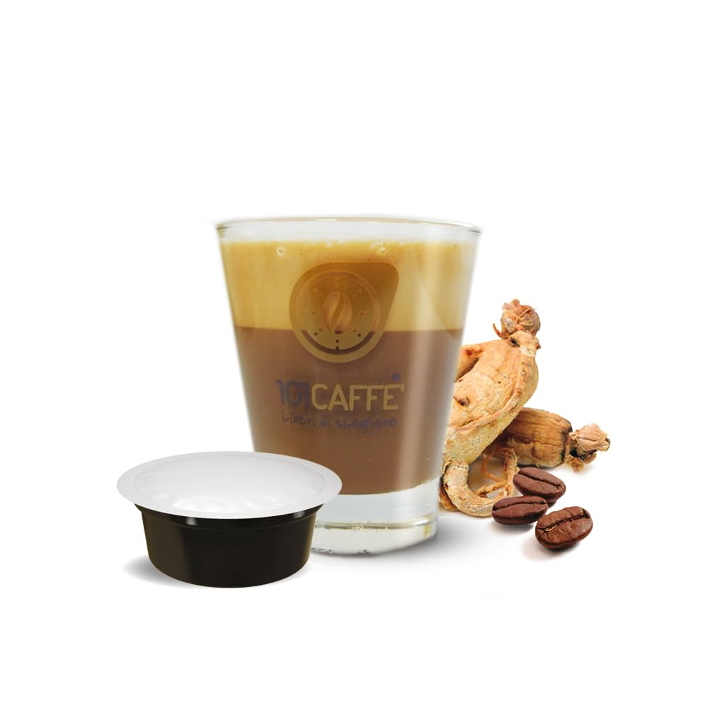 101 Caffè Caffè al Ginseng capsule A Modo Mio 12 pezzi bevanda dolce