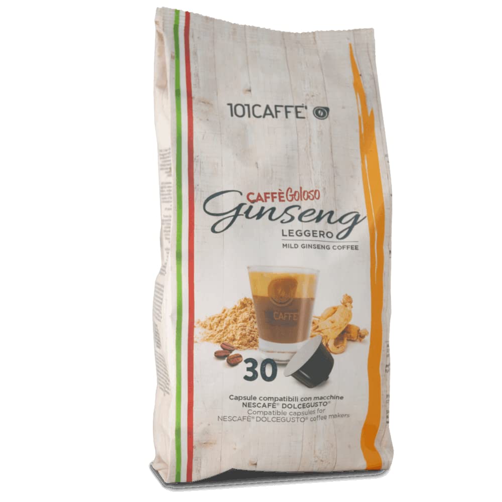 101 Caffè CAFFÈ Caffè al Ginseng Leggero capsule 30 pezzi senza zucchero