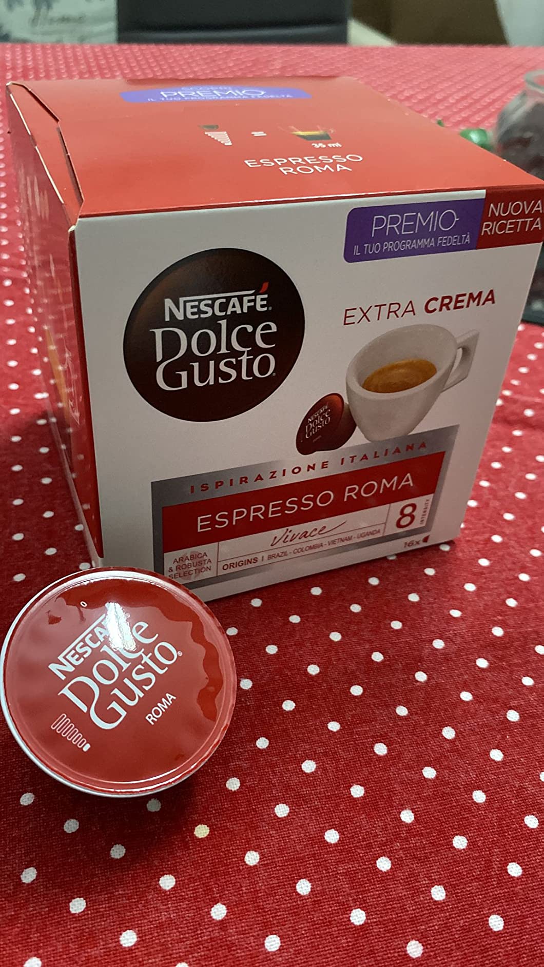 NESCAFÉ Dolce Gusto Espresso Roma capsule caffè 96 pezzi intensità 8/13