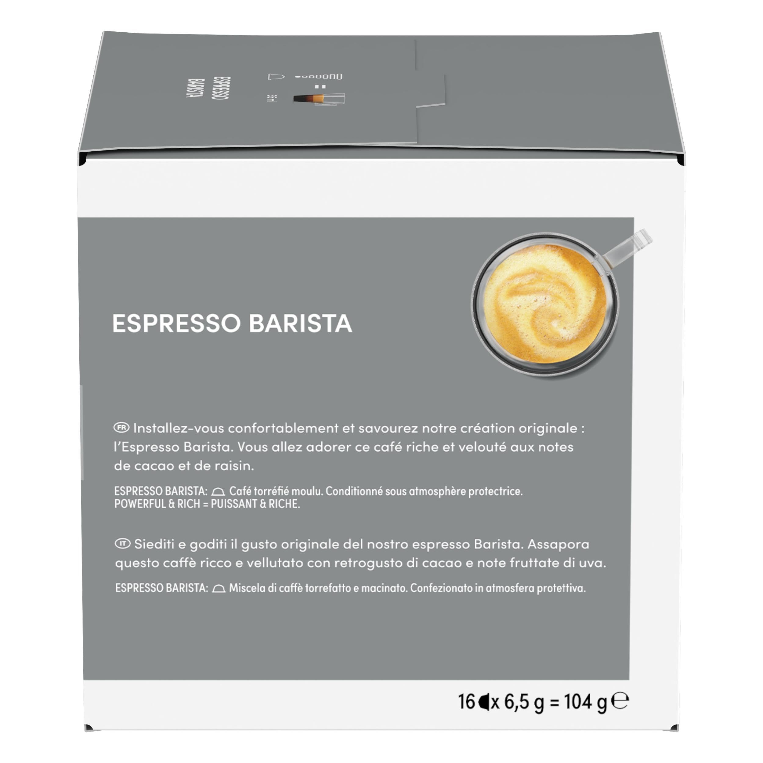 NESCAFÉ Dolce Gusto Capsule Caffè Espressi Espresso Barista capsule 96 intense
