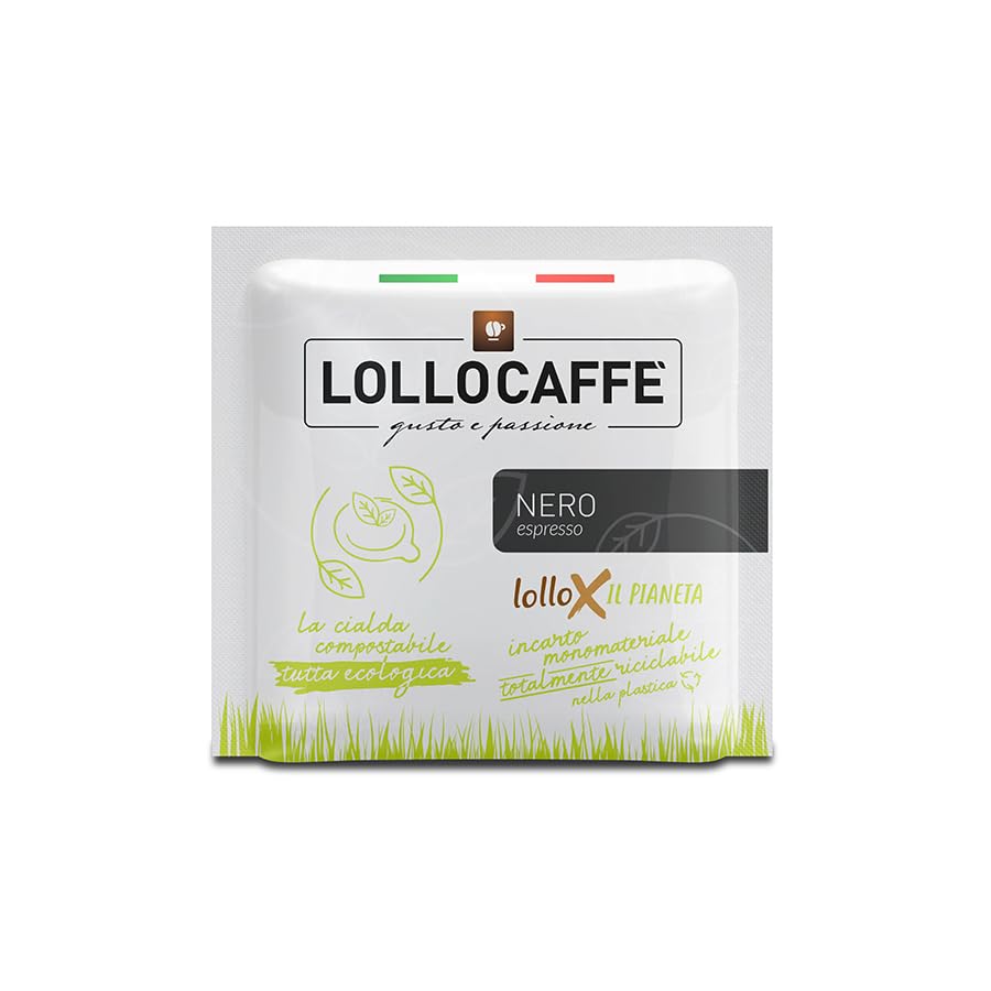 Lollo Caffè cialde carta ESE 44 mm Miscela Nera Mokona Tazzona, 300 pezzi