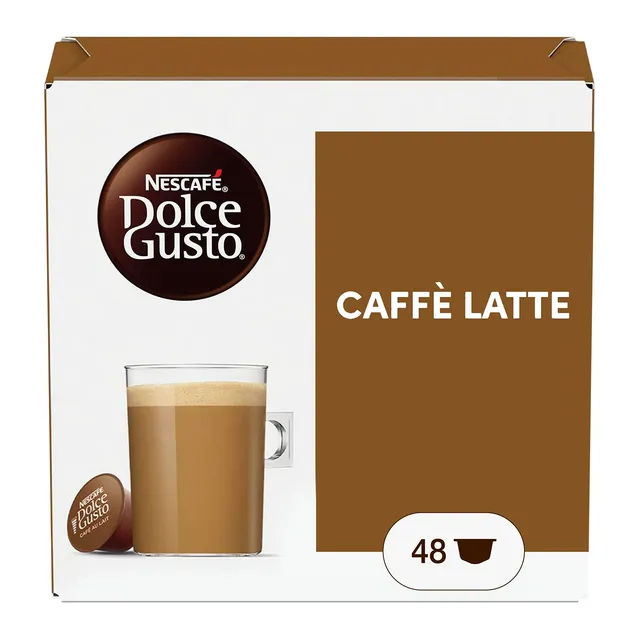 NESCAFÉ Dolce Gusto Caffè Latte capsule 48, confezione da 3