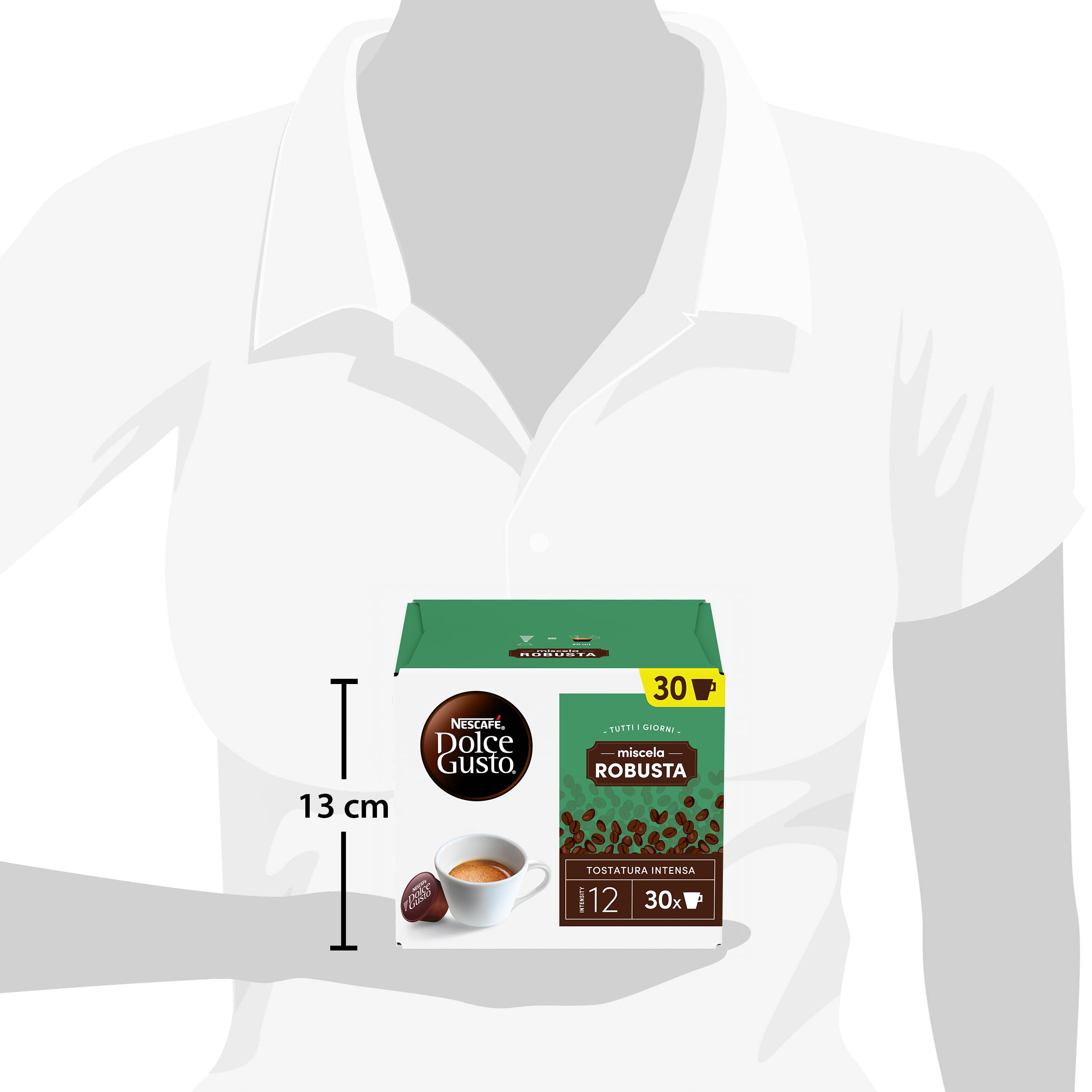 NESCAFÉ Dolce Gusto Miscela Robusta capsule espresso 90 pezzi tostatura intensa
