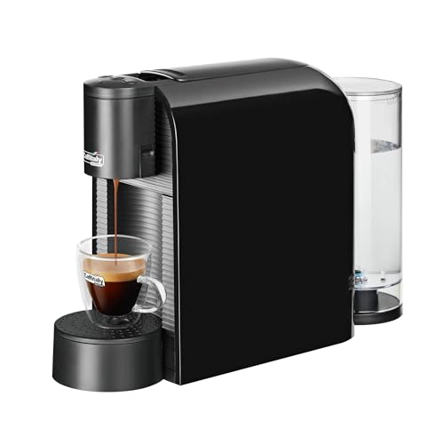 Caffitaly System Volta macchina da caffè nera con 30 capsule Corposo