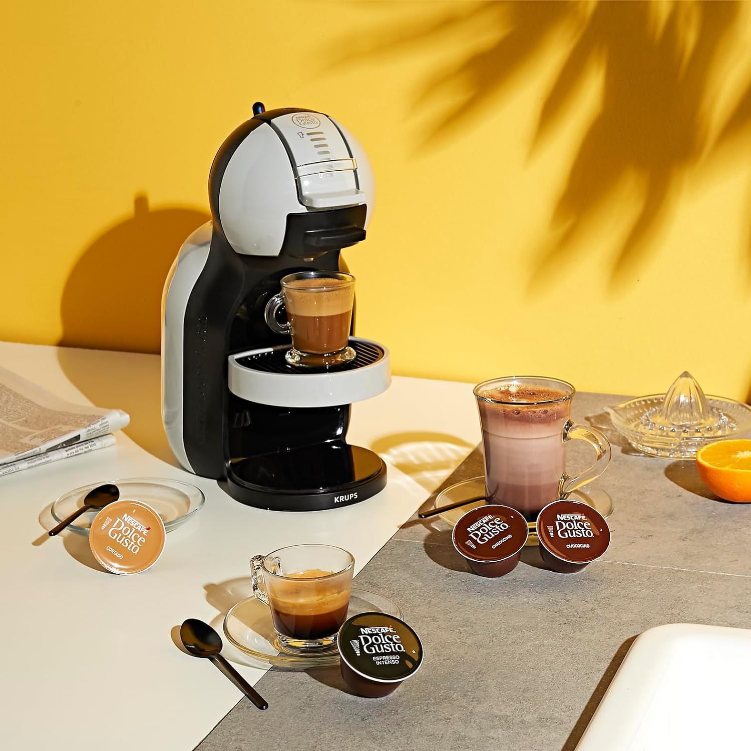 NESCAFÉ Dolce Gusto Mini Me macchina da caffè automatica grigio e nero