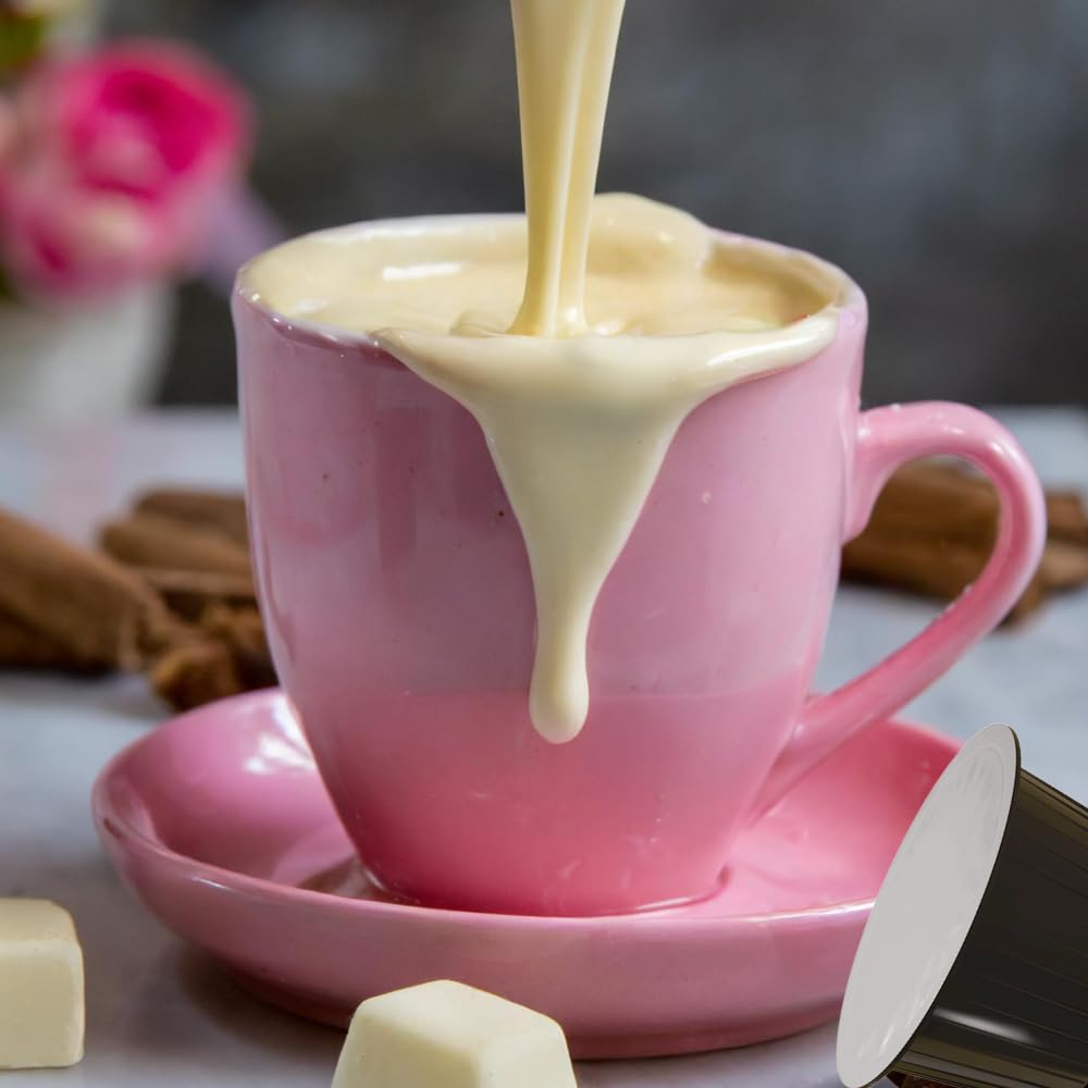 101 Caffè BEVANDE GOLOSE Cioccolata Bianca capsule 12 pezzi solubili