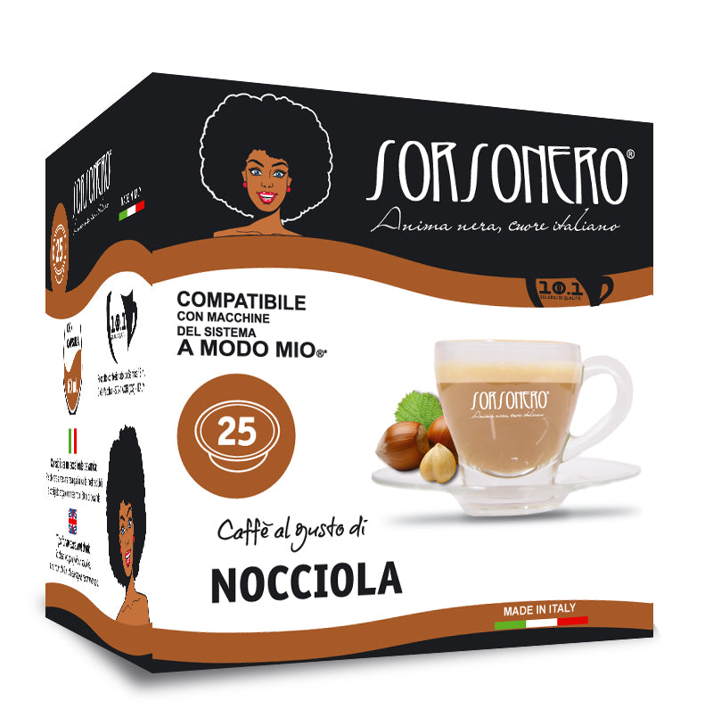 Greco Caffè Bevande Solubili 100% A Modo Mio Nocciola capsule 100 pezzi