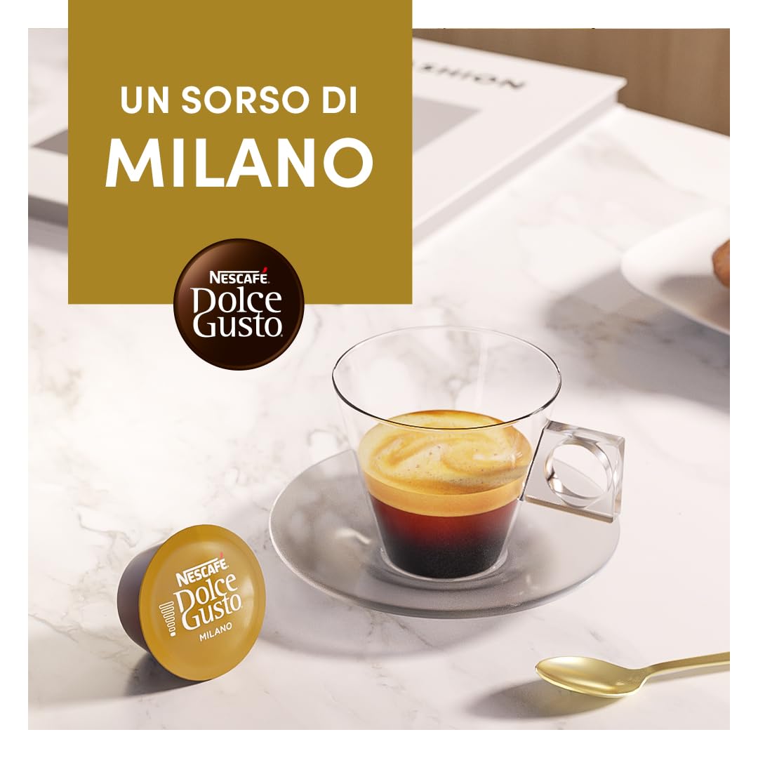 NESCAFÉ Dolce Gusto Espresso Milano caffè 96 capsule intensità 7/13