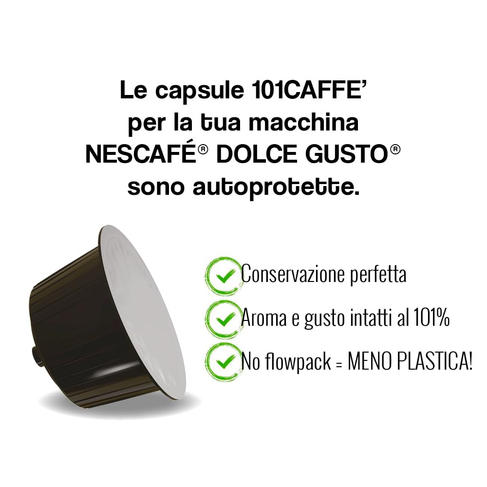 101 Caffè Mokaccino capsule compatibili 12 pezzi panna e cioccolato