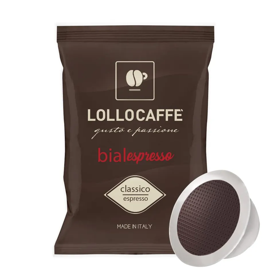 Lollo Caffè Compatibile Bialetti Miscela Classica capsule 100 pezzi